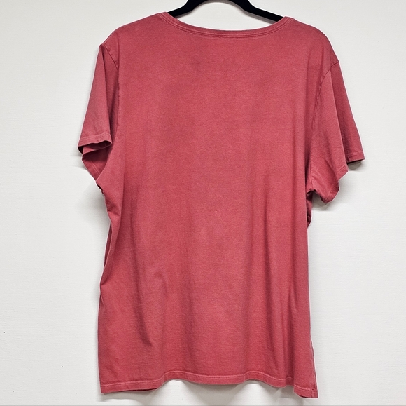 Life Is Good Crusher Tee, Muted red with Daisie, SIZE XXL - Picture 4 of 7